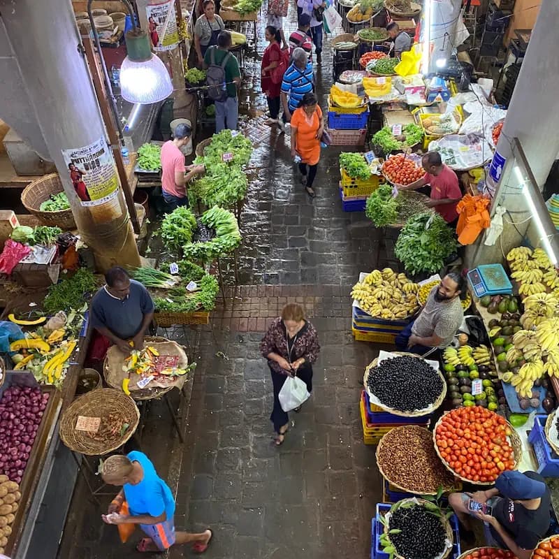 Le marché de Port-Louis